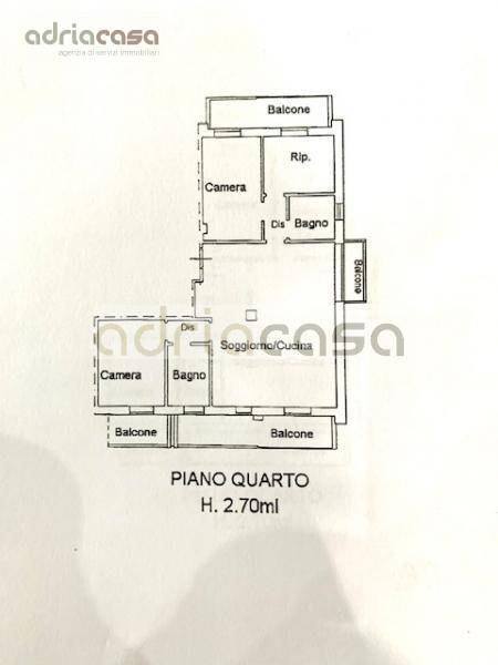 Appartamento plurilocale in vendita a Riccione