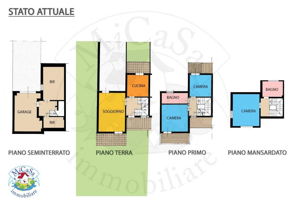 Villaschiera plurilocale in vendita a Pisa