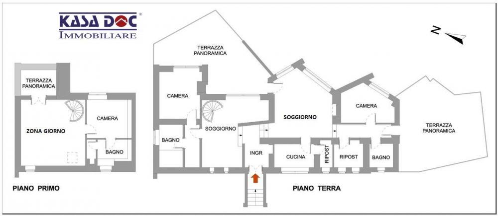 Villa indipendente plurilocale in vendita a Stalettì