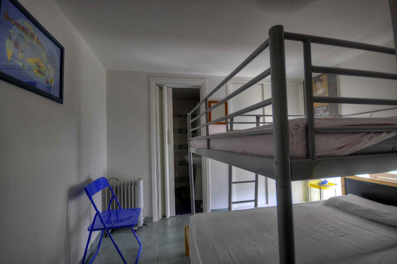 Elba Poggio Appartamento con grande terrazza vista mare in villa fine 800 - La camera matrimoniale - Appartamento bilocale in vendita a Poggio