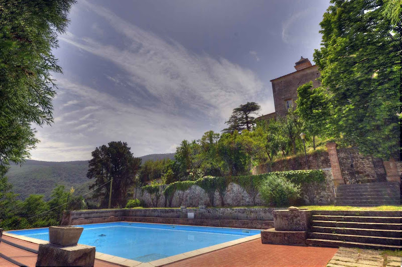 Elba Poggio Appartamento con grande terrazza vista mare in villa fine 800 - La piscina inserita in un parco di 5.000 mq - Appartamento bilocale in vendita a Poggio