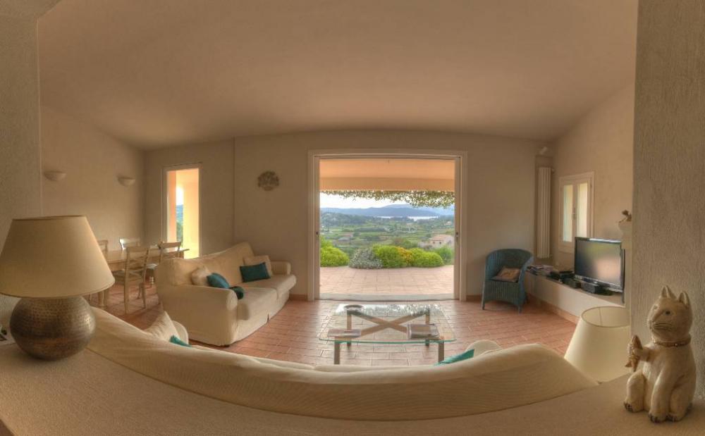 giardino villa in posizione panoramica vista mare - Villa plurilocale in vendita a Campagna