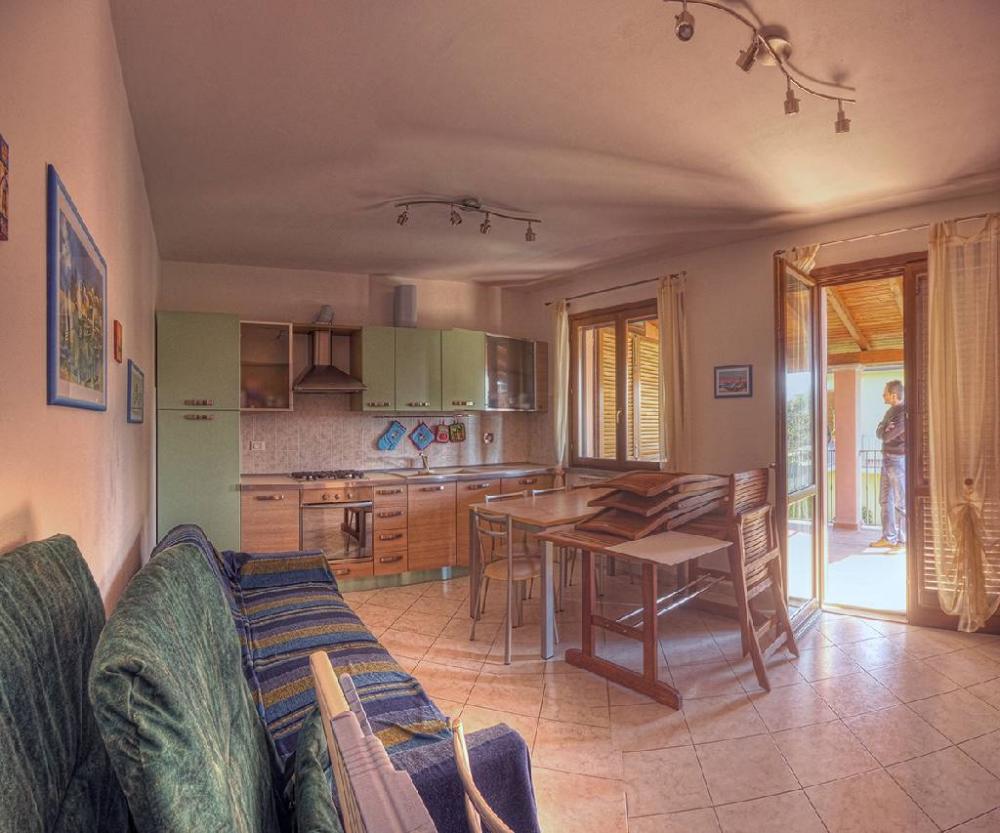 soggiorno con angolo cottura appartamento al mare con terrazza - Villa indipendente bilocale in vendita a Mare