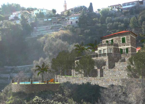 Villa indipendente plurilocale in vendita a Mortola superiore