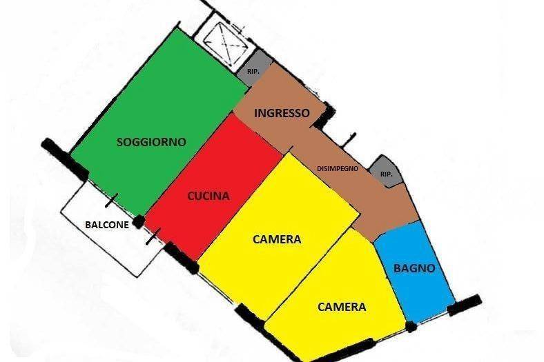 4bde327be32a1962a1c44199253a6bd4 - Appartamento trilocale in vendita a Genova