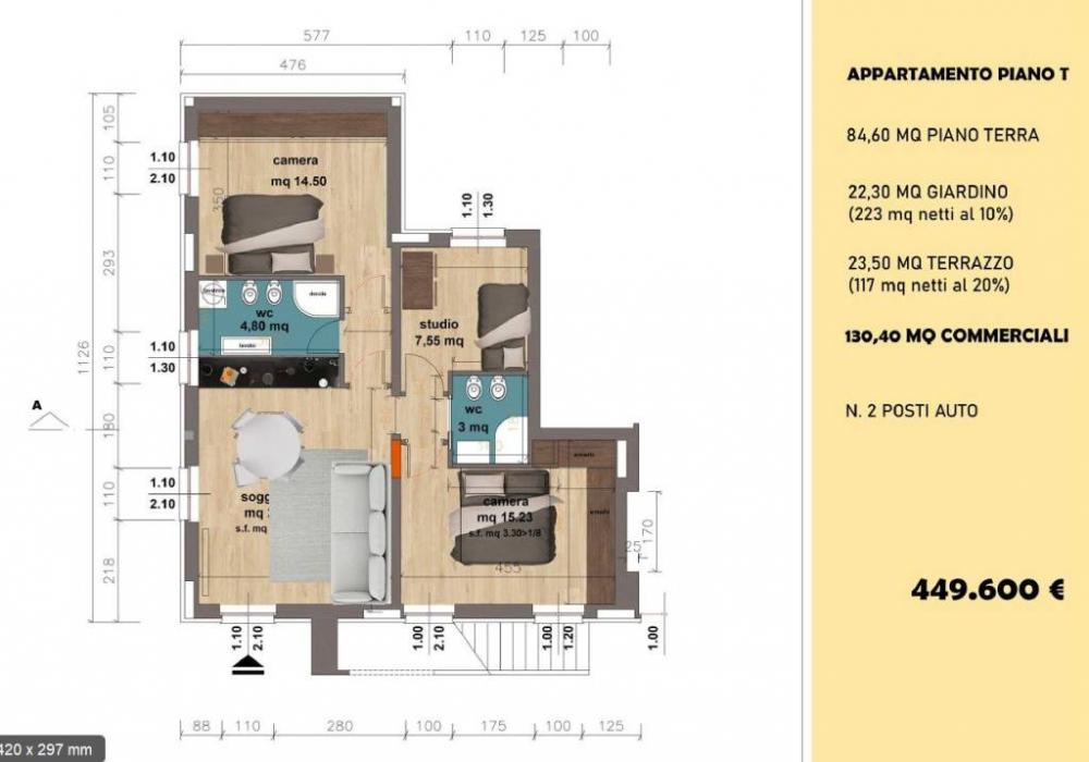 aff6cfee8debf58d4d0ec50702b628f0 - Appartamento trilocale in vendita a Sestri Levante